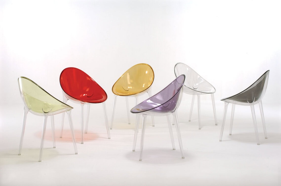 良品　Kartell カルテル Mr. Impossible クリア チェア Kartell Mr. IMPOSSIBLE / カルテル ミスターインポッシブル
